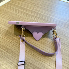 Crossbody Card Case Strap Card Holder Protector For iPhone 11 12 13 14 ProMax X XS XR Max