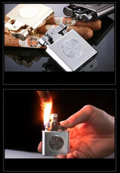 Windproof Retro Brass Cigar Lighter Cigar