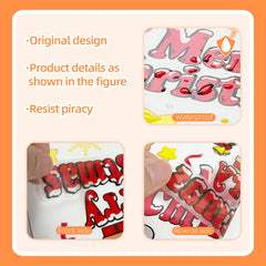 Cartoon Christmas Child Bell and Ribbon Door Frame Decor