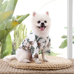 Pet Cotton Shirts Hawaii Style