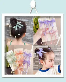 1PC New Fashion Big Bow Elastic Hair Bands