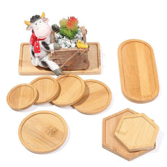 Mini Bamboo Sweet Table Decoration Trays