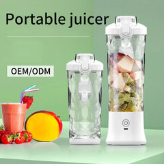 Portable Blender Juicer Usb Charging 600ml