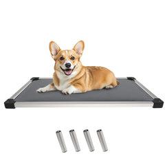 Padded Dog Bed for Crate, Chew-Proof Elevated Cot