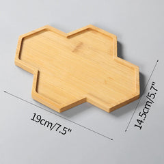 Mini Bamboo Sweet Table Decoration Trays