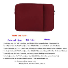 Laptop Bag Sleeve Case Cover Soft Notebook Pouch for IPad or Macbook