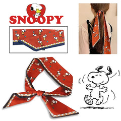 Snoopy Hair Band Silk Scarf