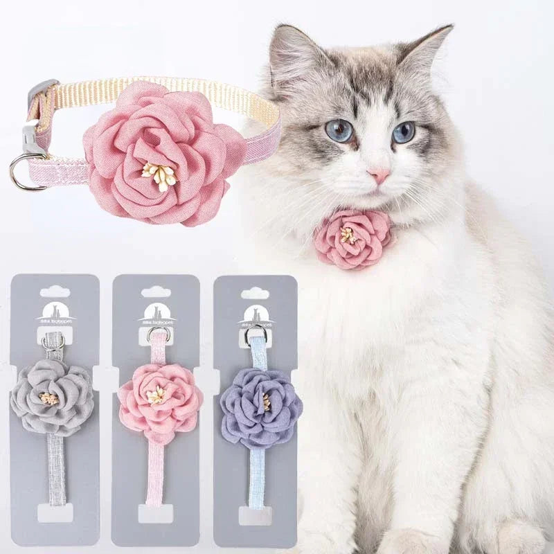 Cat Collar Adjustable Bow Tie