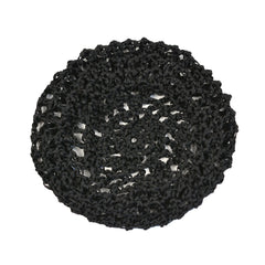 1 Pc Black Crochet Hair Net Rayon Mesh for Sleeping