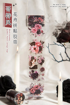 60mm*2m Vintage PET Flower Tapes 38cm