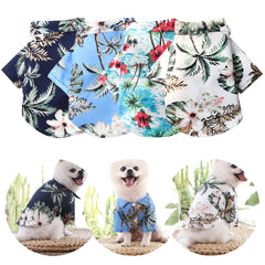 Pet Cotton Shirts Hawaii Style