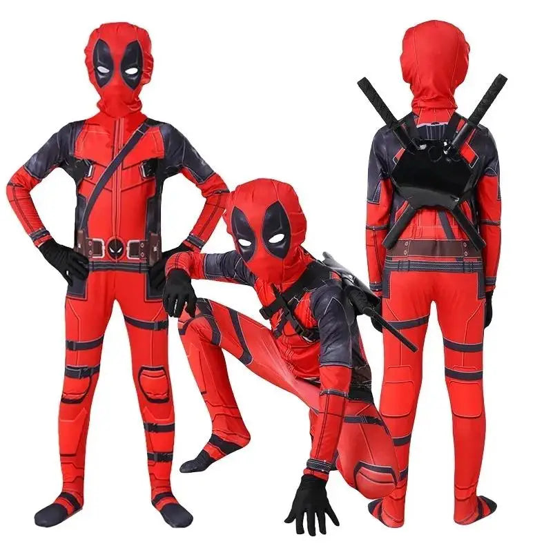 Deadpool Bodyguard Bodysuit Halloween Costume Children's Deadpool