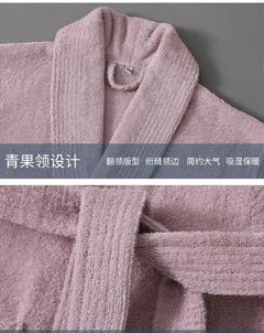 Couples 100% Cotton Terry Towel Bathrobe