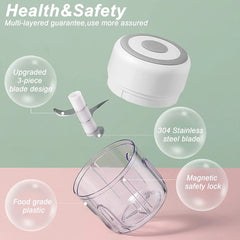 New Efficient, Handy, and Portablel Mini USB Kitchen Food Chopper