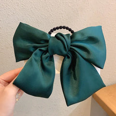 1PC New Fashion Big Bow Elastic Hair Bands