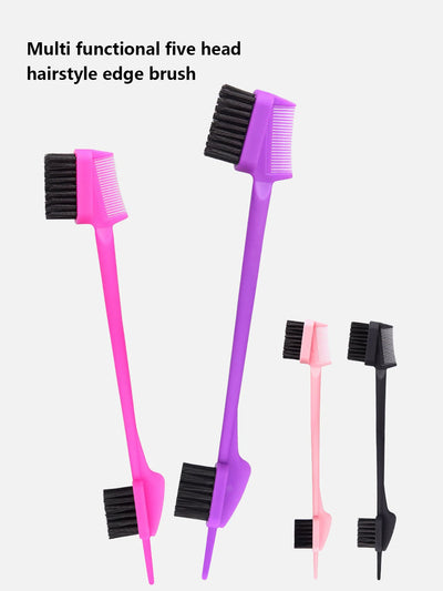 1pc double-sided edge control hair comb, eyebrow brush