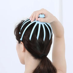 12/18 claws Head Massager Neck Massage Octopus Scalp Stress Relax Spa Healing Alloy Health Care Tool Body Head Massage Beauty