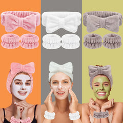 Butterfly Face Washing Coral Velvet Hairband