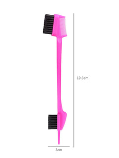 1pc double-sided edge control hair comb, eyebrow brush