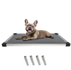 Padded Dog Bed for Crate, Chew-Proof Elevated Cot