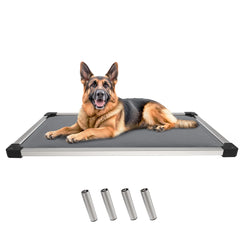 Padded Dog Bed for Crate, Chew-Proof Elevated Cot