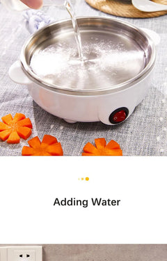 Electric egg cooker  mini steamer