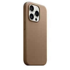 Leather For iPhone 15 Pro Max Plus Strong Magnet Case  Wireless Charging Drop Protect Cover