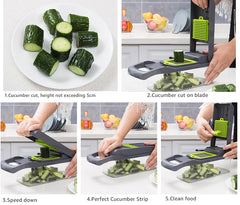 Vegetable Chopper Multifunctional Grater Cutter