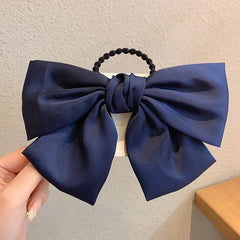 1PC New Fashion Big Bow Elastic Hair Bands