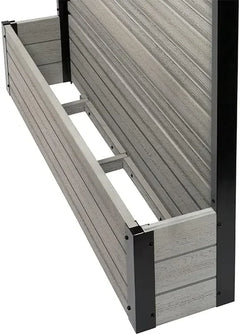 Outdoor Freestanding Privacy Fence Screen Panel 6ft H 4ft W X 1ft L 6ft H X 4ft W X 1ft L