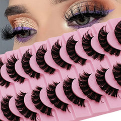 10 Pairs DD Curl Russian Strip Lashes