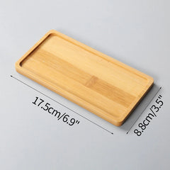 Mini Bamboo Sweet Table Decoration Trays