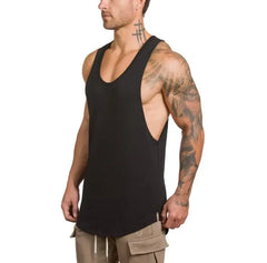 Gym Clothing Men Bodybuilding Vest Fitness Stringer Tank Top Sportswear Undershirt Muscle Guys Workout Singlets