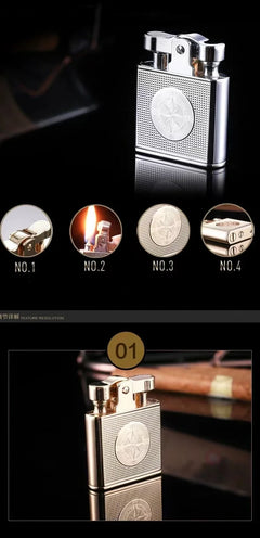 Windproof Retro Brass Cigar Lighter Cigar