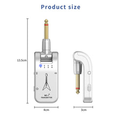 2.4GHz Wireless Guitar System Rechargeable Audio Transmitter & Receiver