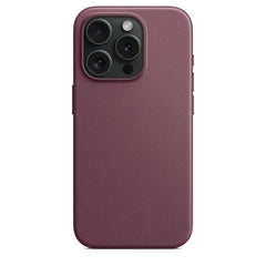 Leather For iPhone 15 Pro Max Plus Strong Magnet Case  Wireless Charging Drop Protect Cover