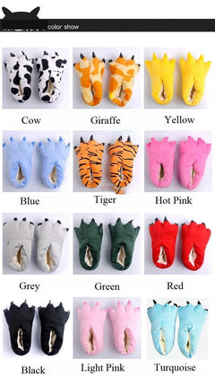 Animal Slippers for Girls, Boys, Toddler or Parent