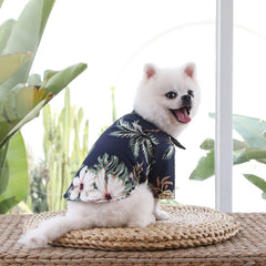 Pet Cotton Shirts Hawaii Style