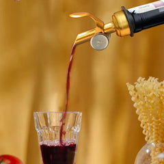 Stainless Steel Pour Spout with Plug for Cocktail or Olive Oil Vinegar Bottle Pourer Auto Flip Liquor Bottle Pourer