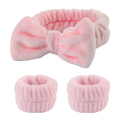 Butterfly Face Washing Coral Velvet Hairband