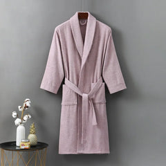 Couples 100% Cotton Terry Towel Bathrobe