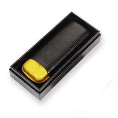 Leather Cigar Case Travel Humidor Holder Portable 3 Tubes Mini Cigar Humidor Box Smoking Gadgets Cigars Accessories