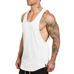 Gym Clothing Men Bodybuilding Vest Fitness Stringer Tank Top Sportswear Undershirt Muscle Guys Workout Singlets