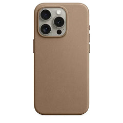 Leather For iPhone 15 Pro Max Plus Strong Magnet Case  Wireless Charging Drop Protect Cover