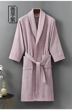 Couples 100% Cotton Terry Towel Bathrobe