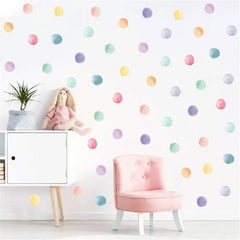 Polka Dots Wall Sticker Circle Wall Decal