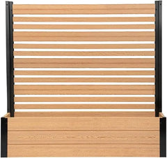 Outdoor Freestanding Privacy Fence Screen Panel 6ft H 4ft W X 1ft L 6ft H X 4ft W X 1ft L