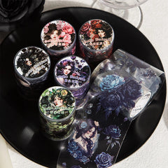 60mm*2m Vintage PET Flower Tapes 38cm