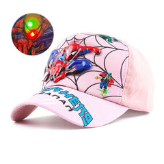 Disney Anime Led Light 3D Spiderman Baseball Cap