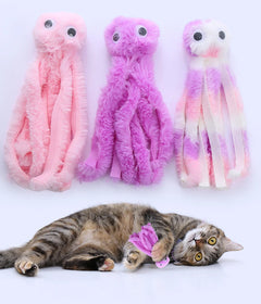 Plush Toy Cat Catnip Octopus Shape Toy